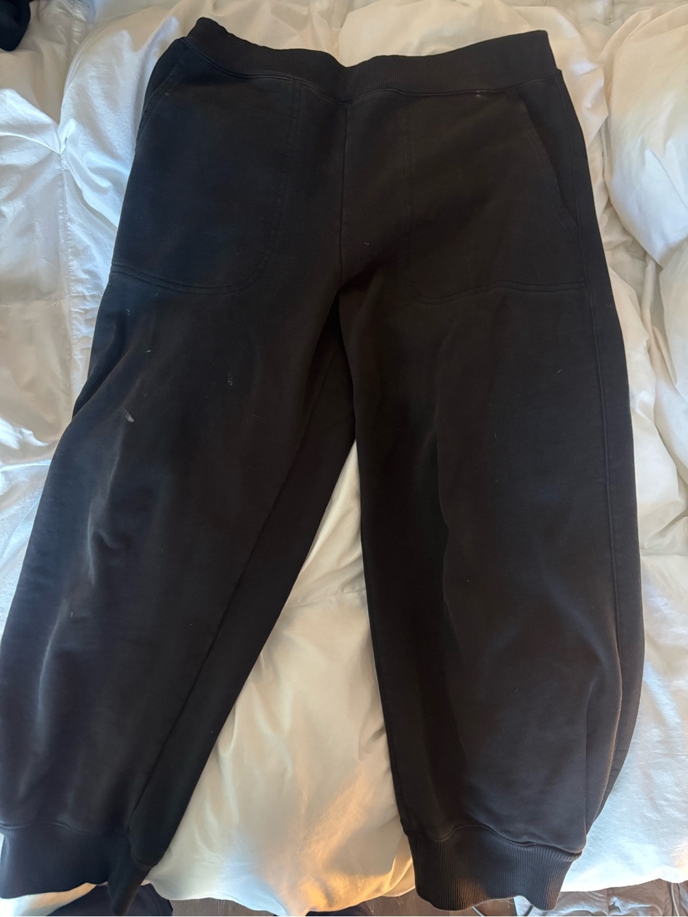 Tibi black Calder sweatpant small regular